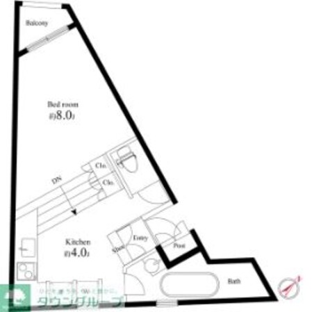 メイプル新中野の物件間取画像